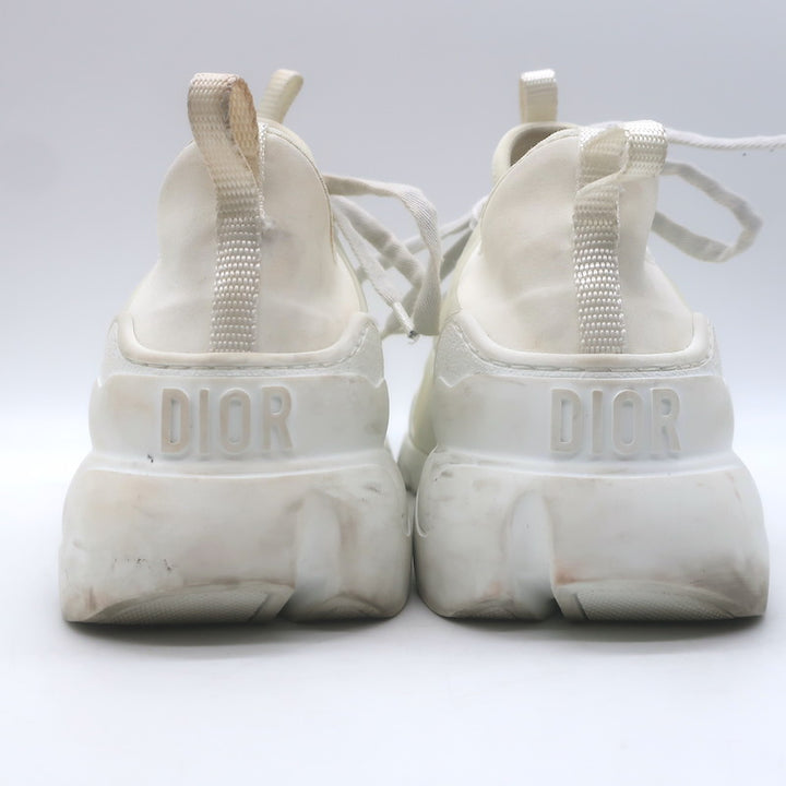 Christian Dior D-Connect Sneakers White Neoprene Size 37