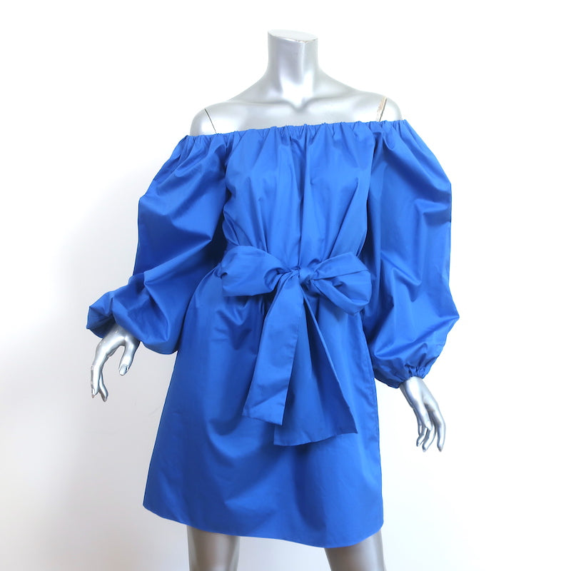 Alexis Off the Shoulder Mini Dress Doriana Blue Cotton Size Extra Smal Celebrity Owned Alexis Off the Shoulder Mini Dress Doriana Blue Cotton Size Extra Smal Celebrity Owned