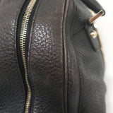 Gucci Web Blondie Interlocking GG Extra Large Bowler Bag Black Leather
