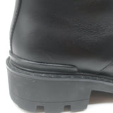Valentino Roman Stud Combat Boots Black Leather Size 38.5