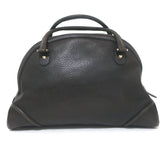 Gucci Web Blondie Interlocking GG Extra Large Bowler Bag Black Leather