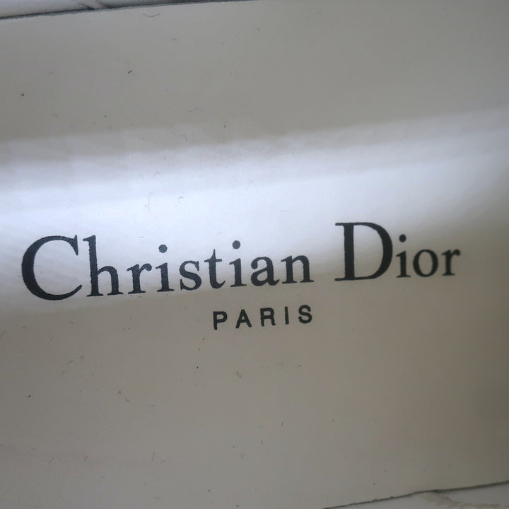 Christian Dior D-Connect Sneakers White Neoprene Size 37