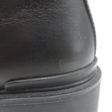 Valentino Roman Stud Combat Boots Black Leather Size 38.5