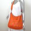 Hermes 2008 Evelyne II GM Hobo Orange Leather Crossbody Bag