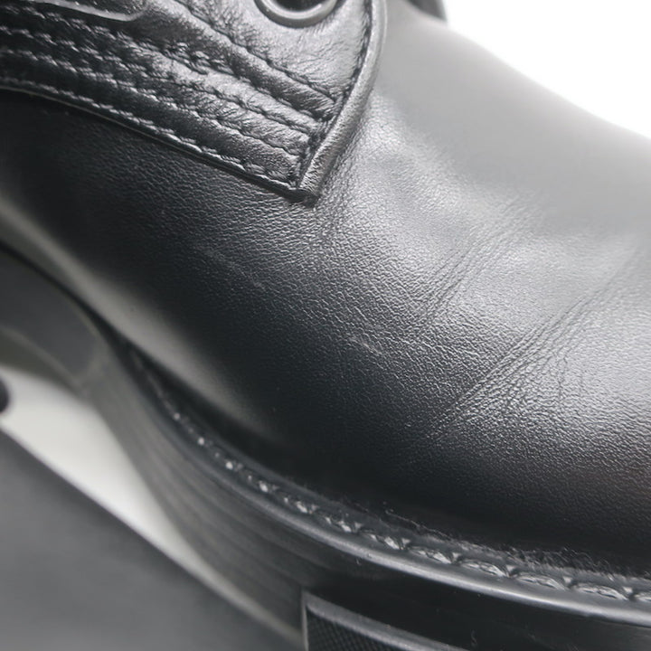 Givenchy Terra 4G Lace-Up Combat Boots Black Quilted Leather Size 37