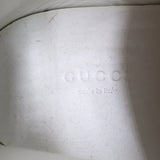 Gucci Ace Star Low Top Sneakers White & Multicolor Metallic Leather Size 39