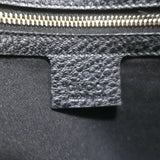 Gucci Web Blondie Interlocking GG Extra Large Bowler Bag Black Leather