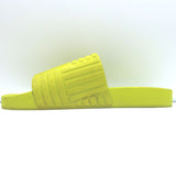 Bottega Veneta Rubber Carpet Slides Chartreuse Size 38 Flat Sandals