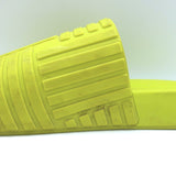 Bottega Veneta Rubber Carpet Slides Chartreuse Size 38 Flat Sandals