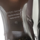 Jenni Kayne Bobby Low-Heel Boots Chocolate Brown Leather Size 41 NEW