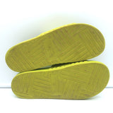 Bottega Veneta Rubber Carpet Slides Chartreuse Size 38 Flat Sandals