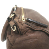 Givenchy Medium Pandora Bag Brown Crocodile-Embossed Nubuck Leather Crossbody