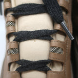 Brunello Cucinelli Monili-Detail Lace-Up Hiking Boots Brown Leather Size 38