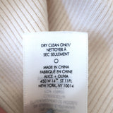 Alice + Olivia Pia Polo Sweater Ivory Wool-Blend Ribbed Knit Size Small
