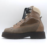 Brunello Cucinelli Monili-Detail Lace-Up Hiking Boots Brown Leather Size 38