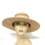 Janessa Leone Shaw Straw Boater Hat Size Extra Large