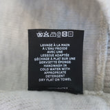 Isabel Marant Etoile Kao Striped-Trim Sweater Oatmeal Cotton-Blend Size 38