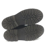 Brunello Cucinelli Monili-Detail Lace-Up Hiking Boots Brown Leather Size 38