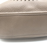 Hermes Evelyne III 33 GM Hobo Bag Etoupe Clemence Leather Crossbody