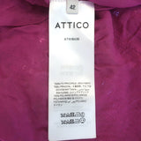 Attico Allover Sequin Mini Wrap Dress Pink Size 42