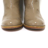 Rachel Comey Tall Willow Boots Taupe Patent Leather Size 8.5