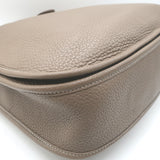 Hermes Evelyne III 33 GM Hobo Bag Etoupe Clemence Leather Crossbody