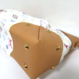 Louis Vuitton x Murakami Judy MM Bag White & Multicolor Monogram Canvas