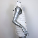 The North Face Huila Synthetic Puffer Vest Dune White Size Large NEW