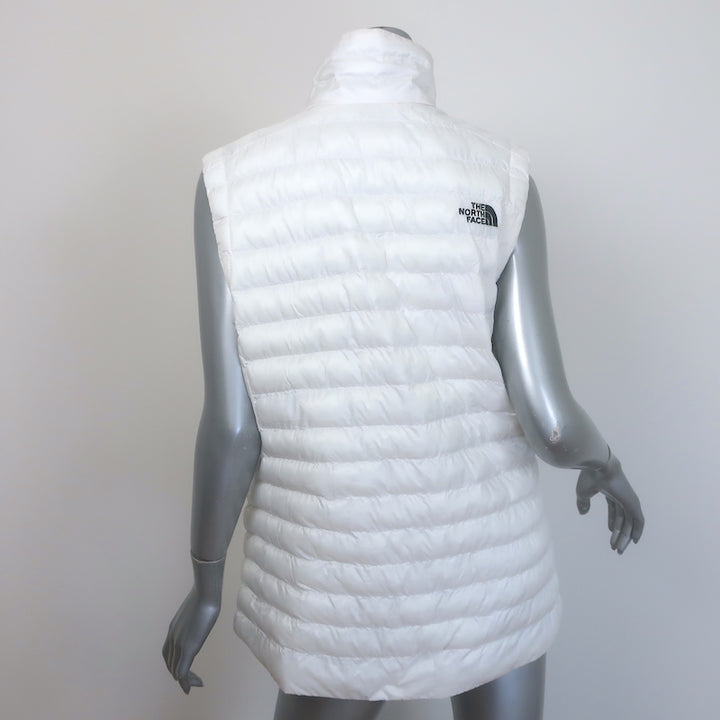 The North Face Huila Synthetic Puffer Vest Dune White Size Large NEW