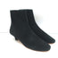 Doen Anouk Ankle Boots Black Suede Size 37.5 Kitten Heel Booties NEW