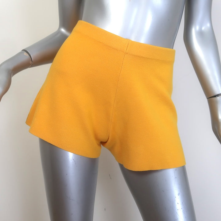 Cult Gaia Monroe Cardigan &amp; Ace Shorts Set Marigold Size Extra Extra Small NEW