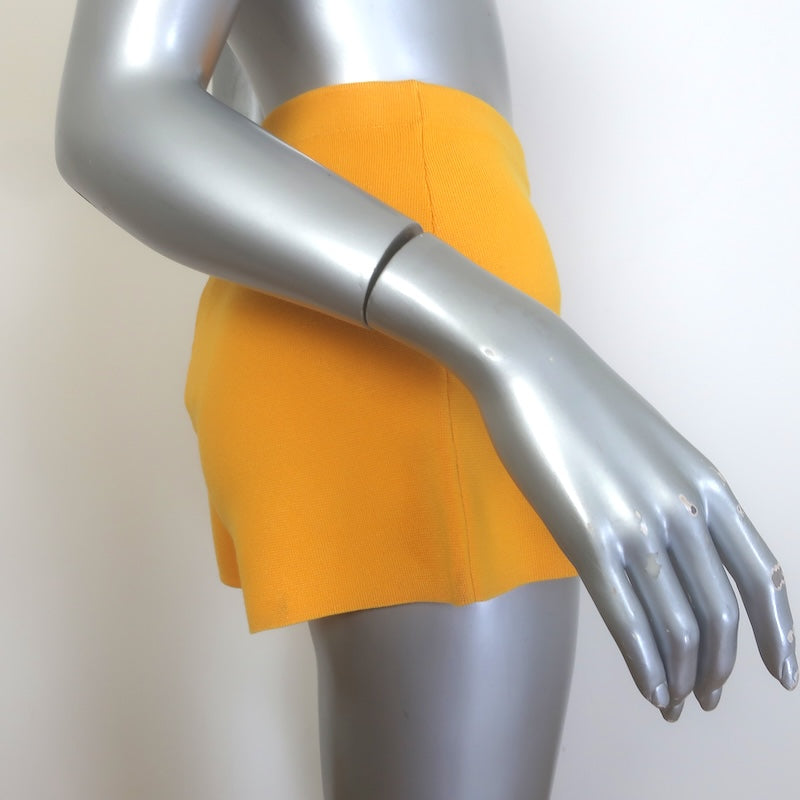 Cult Gaia Monroe Cardigan &amp; Ace Shorts Set Marigold Size Extra Extra Small NEW