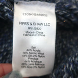 Veronica Beard Collina Turtleneck Sweater Vest Navy Size Extra Small/Small