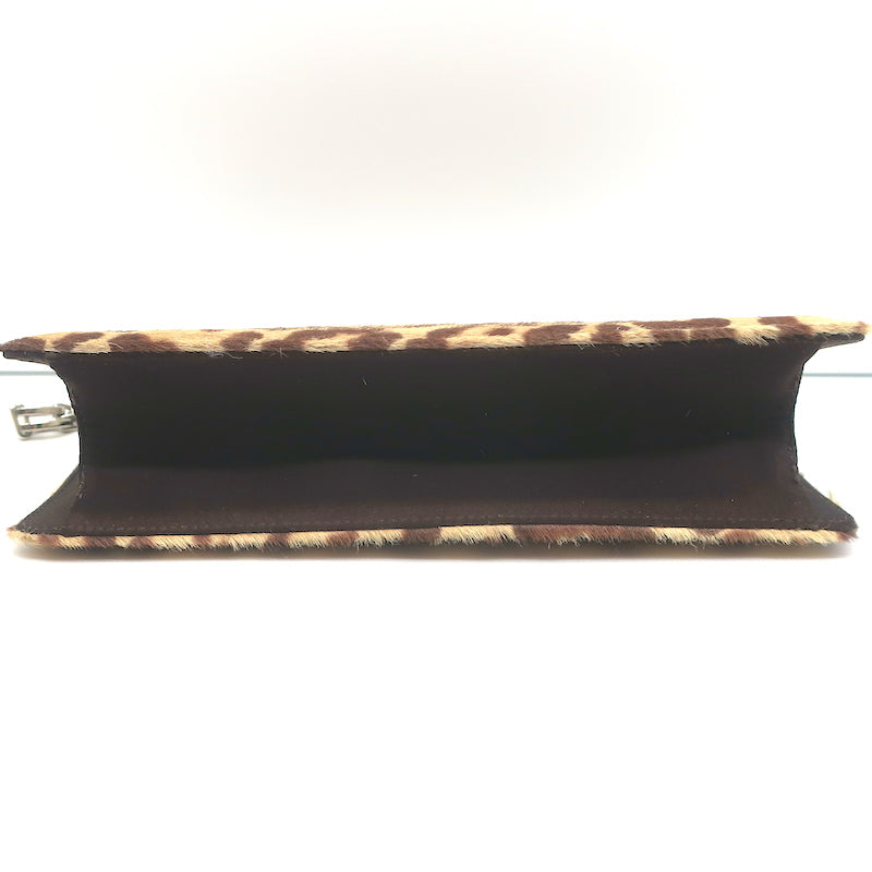 Clare V. Ponyhair Animal Print Coin Pouch - Brown Wallets, Accessories -  W2435861