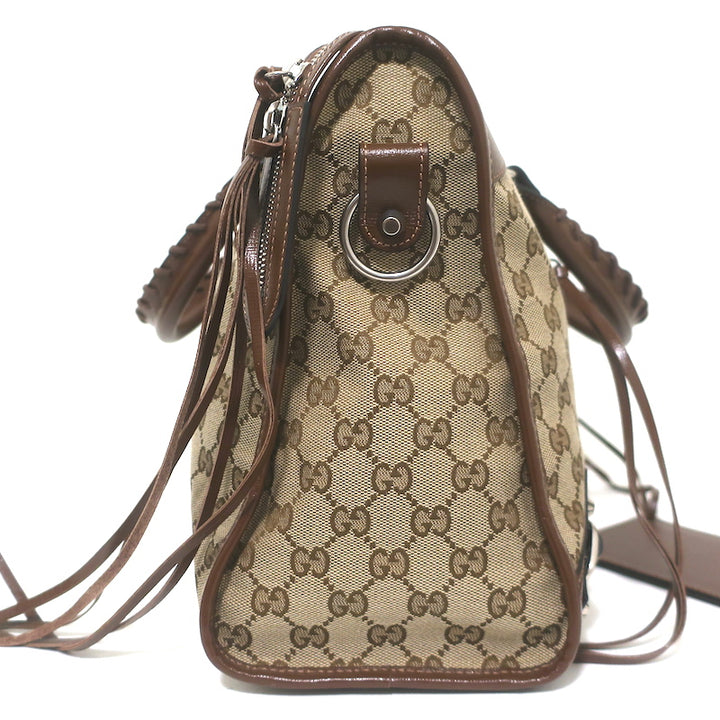 Gucci x Balenciaga The Hacker Project Neo Classic City Bag GG Canvas &amp; Leather
