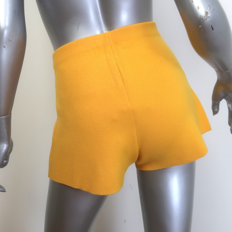 Cult Gaia Monroe Cardigan &amp; Ace Shorts Set Marigold Size Extra Extra Small NEW