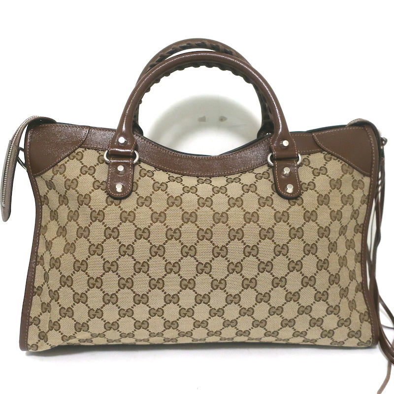 Gucci x Balenciaga The Hacker Project Neo Classic City Bag GG Canvas &amp; Leather