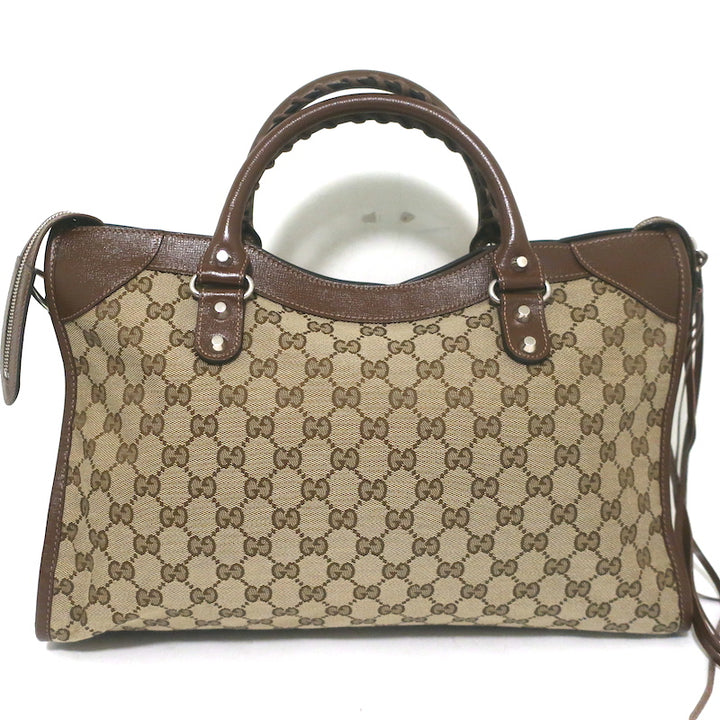 Gucci x Balenciaga The Hacker Project Neo Classic City Bag GG Canvas &amp; Leather