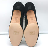 Doen Anouk Ankle Boots Black Suede Size 37.5 Kitten Heel Booties NEW