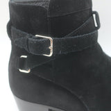 Saint Laurent Blake Jodhpur Ankle Boots Black Suede Size 38