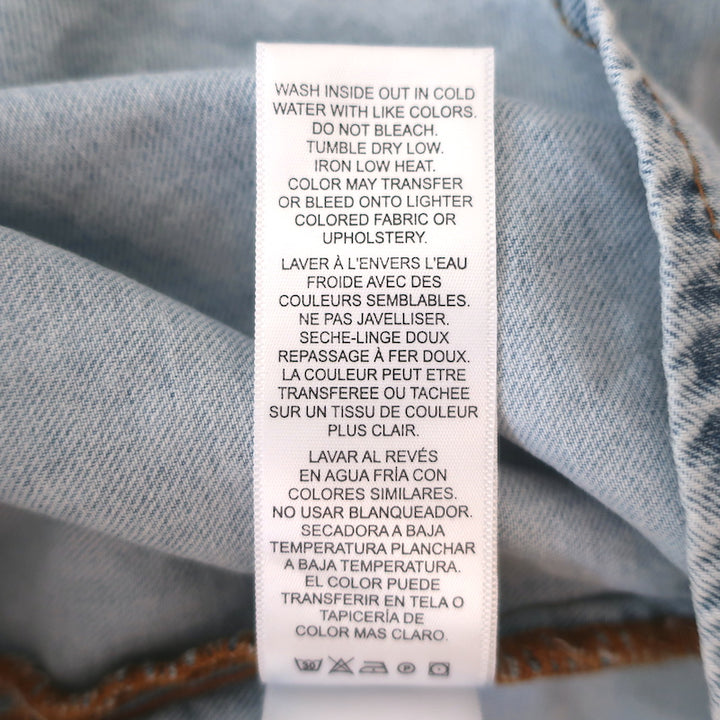FRAME Ruched Puff Sleeve Denim Shirt Cresthaven Blue Size Small Button-Up Top