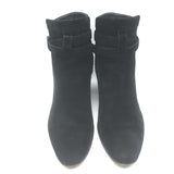Saint Laurent Blake Jodhpur Ankle Boots Black Suede Size 38
