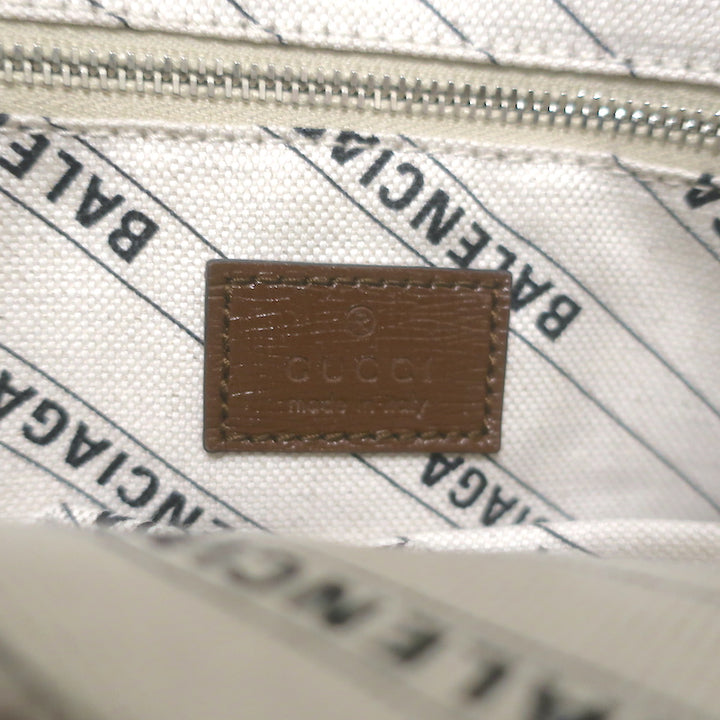 Gucci x Balenciaga The Hacker Project Neo Classic City Bag GG Canvas &amp; Leather