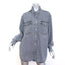 Isabel Marant Etoile Tania Oversized Shirt Gray Size 38 Long Sleeve Top