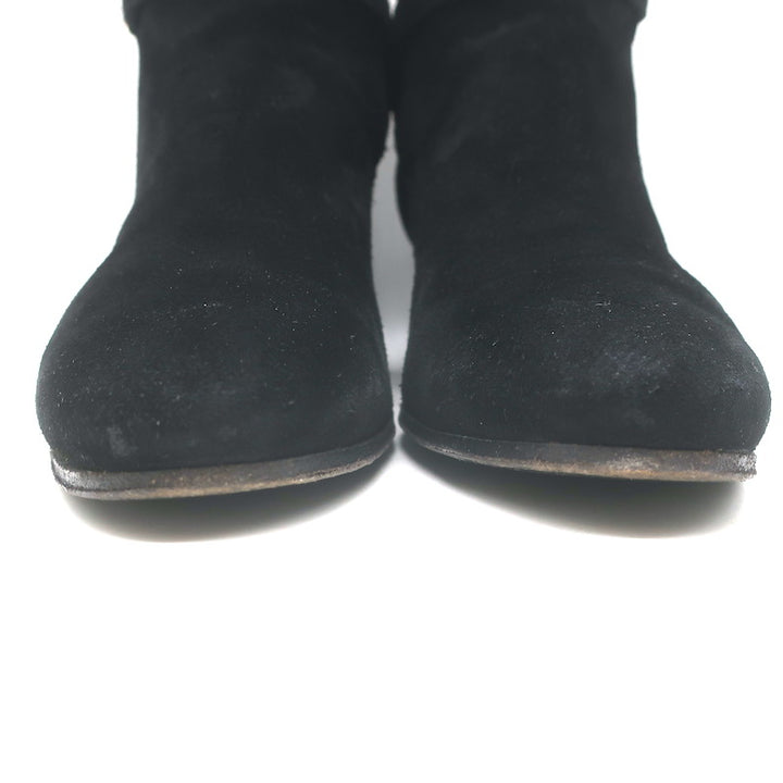 Saint Laurent Blake Jodhpur Ankle Boots Black Suede Size 38
