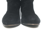 Saint Laurent Blake Jodhpur Ankle Boots Black Suede Size 38