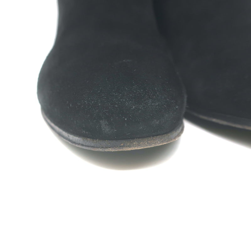 Saint Laurent Blake Jodhpur Ankle Boots Black Suede Size 38