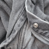 Isabel Marant Etoile Tania Oversized Shirt Gray Size 38 Long Sleeve Top