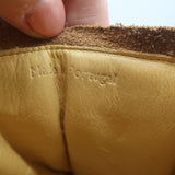 Isabel Marant Brendty Lace-Up Hiking Boots Brown Canvas & Leather Size 38