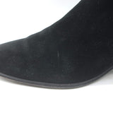 Saint Laurent Blake Jodhpur Ankle Boots Black Suede Size 38